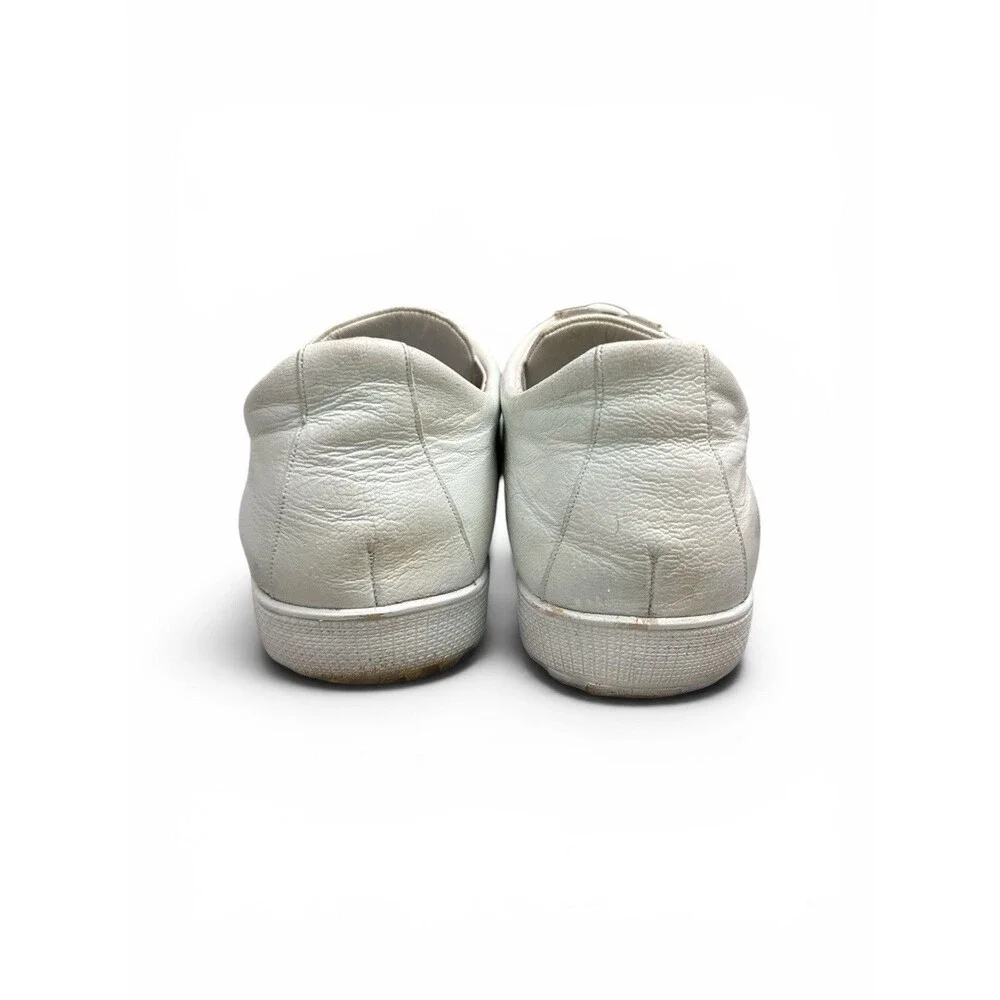 Belvedere Shoe Bene Ostrich and Soft Calf Sneakers White 2010 Men’s Size 12